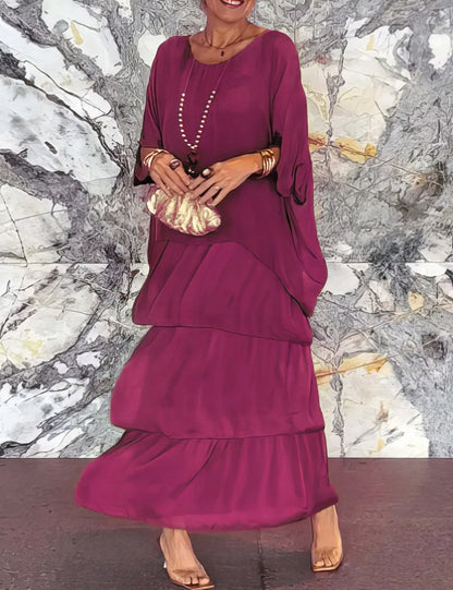 Hannah | Elegante Maxi Jurk Comfortabel voor Alle Gelegenheden