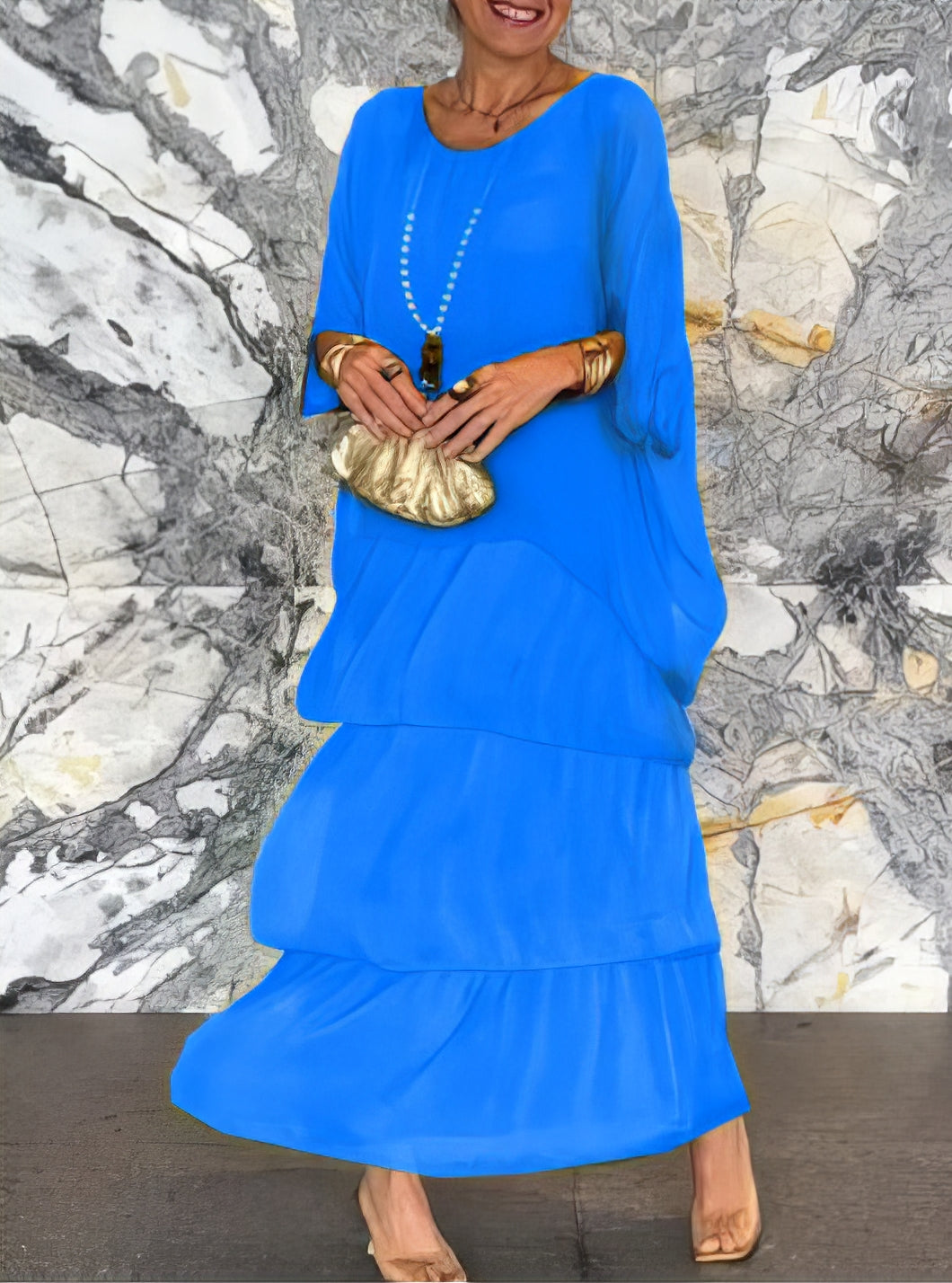Hannah | Elegante Maxi Jurk Comfortabel voor Alle Gelegenheden