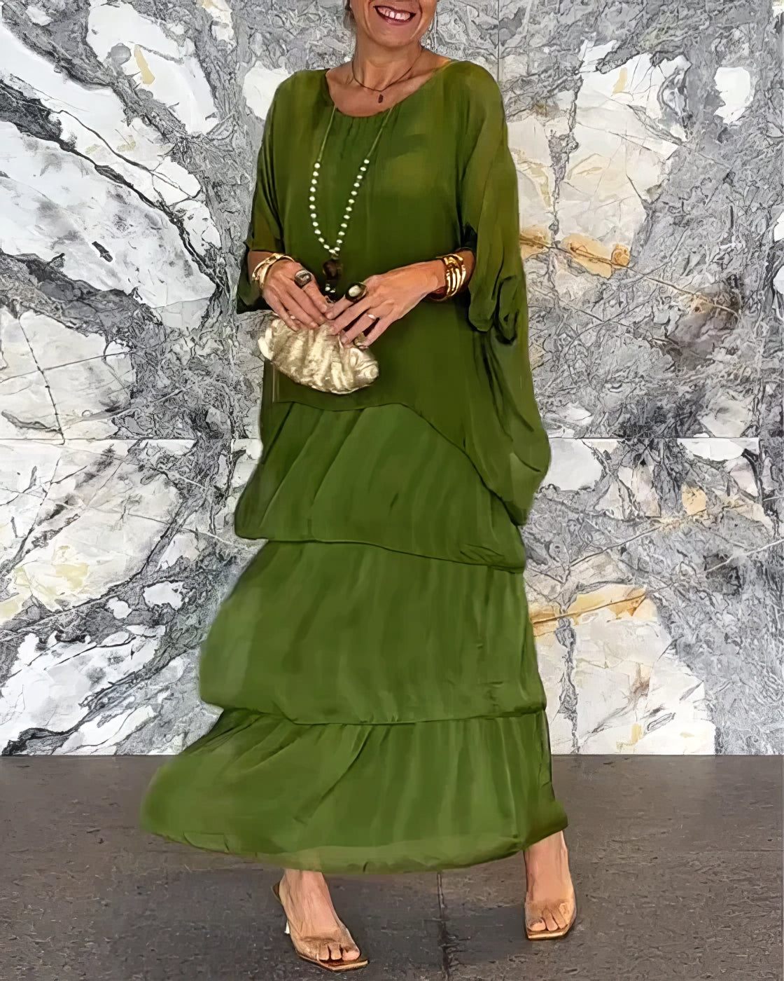 Hannah | Elegante Maxi Jurk Comfortabel voor Alle Gelegenheden