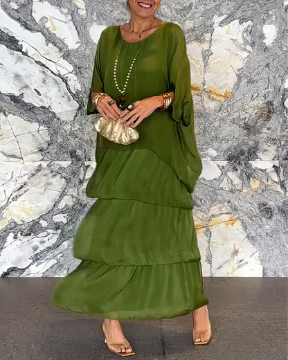 Hannah | Elegante Maxi Jurk Comfortabel voor Alle Gelegenheden